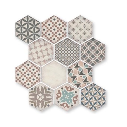 Epoca Marfil Mosaico Hexagono 28x30 cm