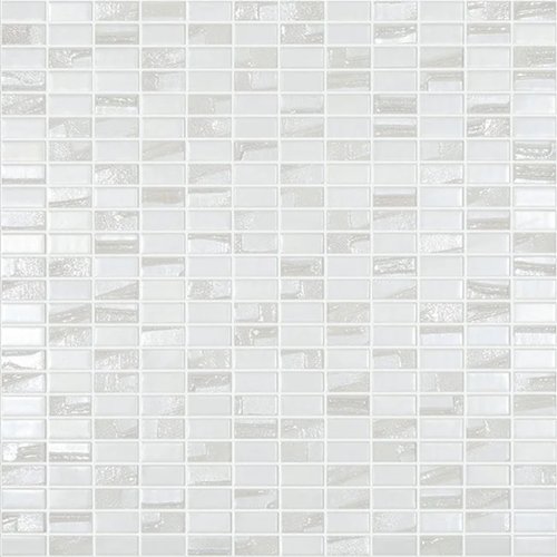 Glass Juwel White 1.2x2.5 cm