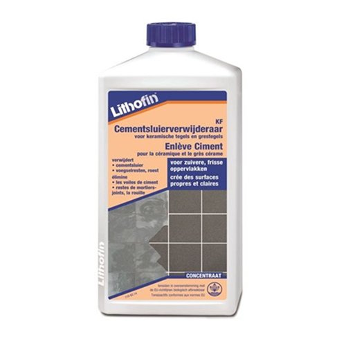 Lithofin KF Cementsluierverwijderaar 1ltr Lithofin KF Cementsluierverwijderaar 1ltr