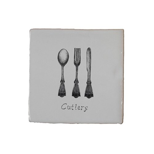 Malaga Bone Decor Cutlery 13x13 cm Malaga Bone Decor Cutlery 13x13 cm