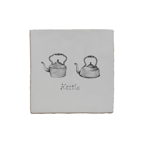 Malaga Bone Decor Kettle 13x13cm