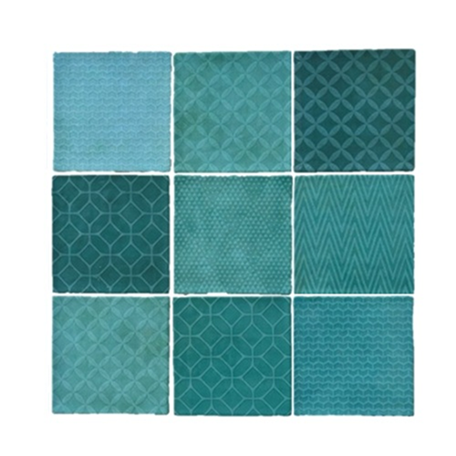 Maroc Decor Vert 11.5x11.5 cm Maroc Decor Vert 11.5x11.5 cm