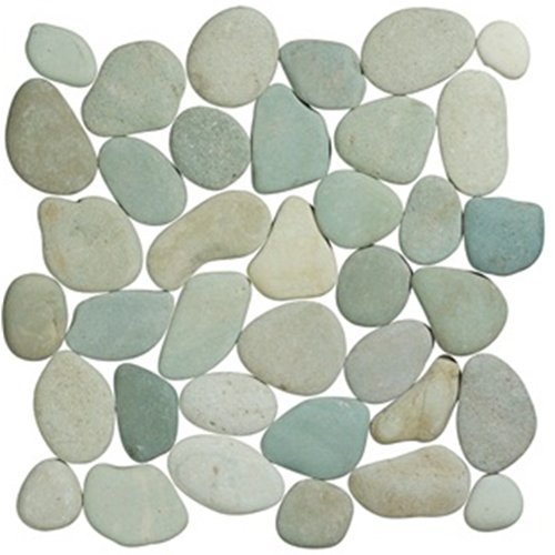 Stone Pebbles Green Flores 30x30 cm