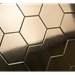 Hexagonale F68 (goud/brons) 15x17 cm Hexagonale F68 (goud/brons) 15x17 cm