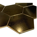 Hexagonale F68 (goud/brons) 15x17 cm