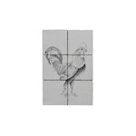 Malaga Bone 13x13 cm