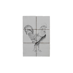 Malaga Bone 13x13 cm