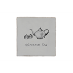 Malaga Bone Decor Kettle 13x13cm Malaga Bone Decor Kettle 13x13cm