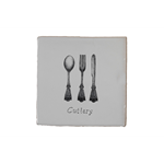 Malaga Bone Decor Salt & Pepper 13x13 xm