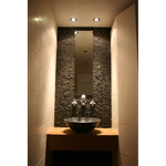 Stone Pebbles Antracite 30x30 cm