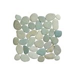 Stone Pebbles Green Flores 30x30 cm