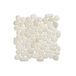 Stone Pebbles White 30x30 cm
