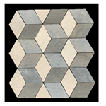 Stone Rombo Perla Grey 10x17 cm
