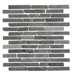 Stone Rombo Silva Grey 10x17 cm