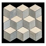 Stone Rombo Silva Grey 10x17 cm