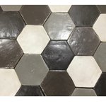 Terra-Alta-Royal Blanco Hexagonal 16 cm